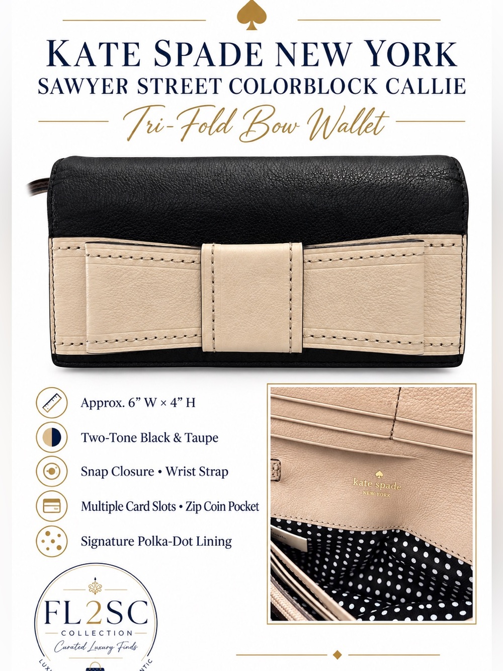 Kate Spade Sawyer St Colorblock Callie Wallet
